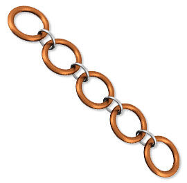 Linked jump rings